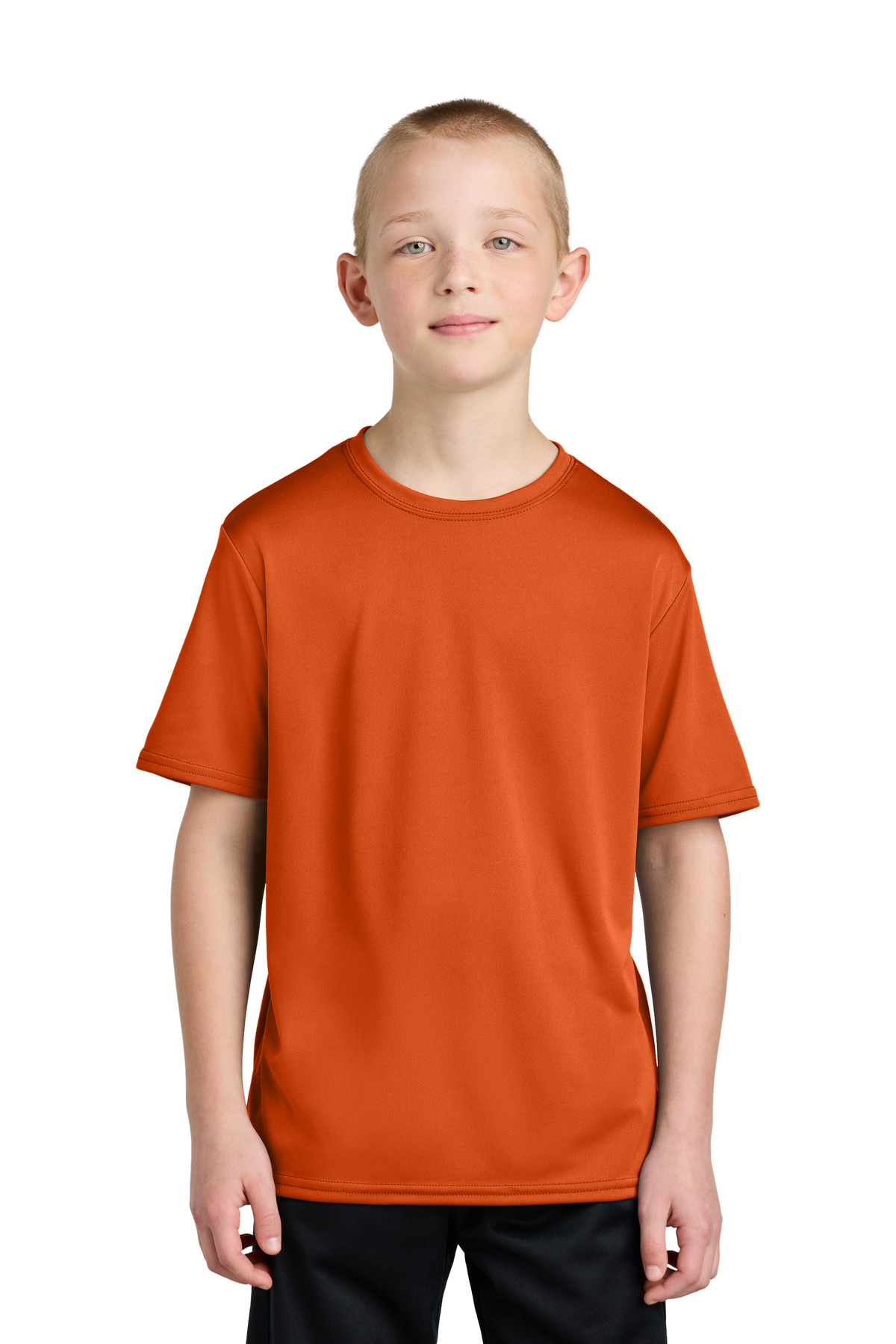 Port & Company PC380Y Youth Performance Top in Deep Orange size XL | Polyester