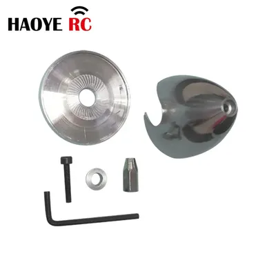 Haoye 1 Set 3 Blades Aluminum Spinner 38-102MM(1.5inch-4 Inch)Special Drilled For RC Plane With Prop Adapter RC Accessories