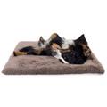 Paco Home - Letto Per Cani Per Gatti Soffice Cuscino Divano Coperta Cestino Per Cani Beige, 80x120