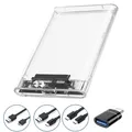 Scatole per disco rigido USB 3.0/Tipo C a SATA III Custodia per disco rigido HDD da 2,5 pollici SSD Custodia esterna per disco rigido Scatola per disco HDD esterno