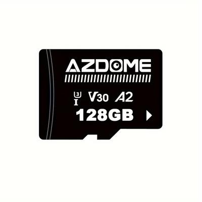 TEMU Azdome Micro Card 64gb/128gb/256gb Memory Card Card, Suitable Azdome Gs63h Pro M63 M300s M27 M17 M01 Pro Pg19x Dash Cam, Full Hd & , U3, A2, V30