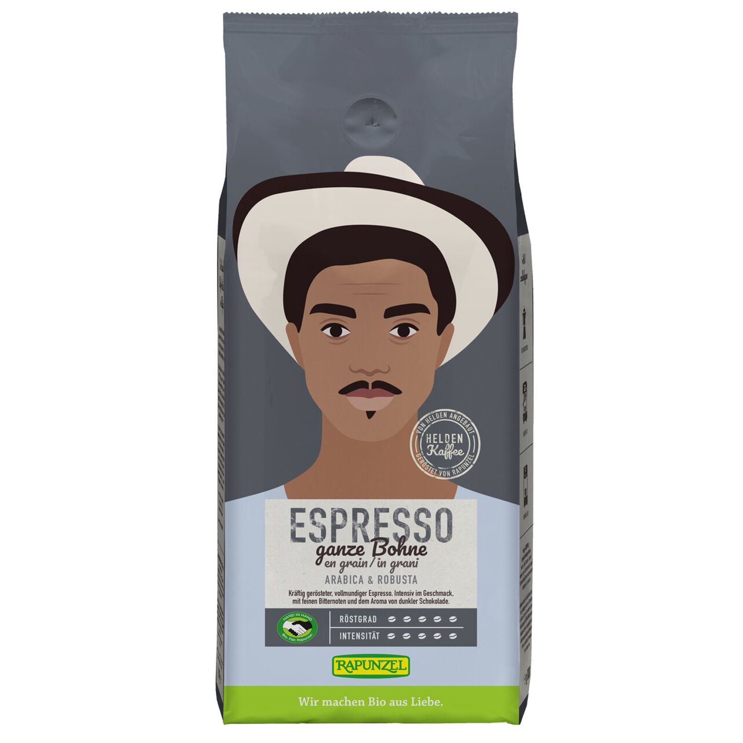 Rapunzel - Hero Coffee Espresso all'italiana in chicchi interi 1000 g