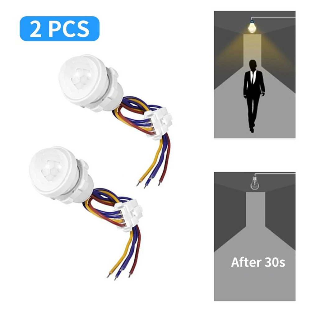 AC 220 V 110 V LED PIR Infrarot Detektor IR Infrarot Bewegungssensor Schalter Einstellbare Zeitverzögerung Schalter für Home Beleuchtung Induktion Image