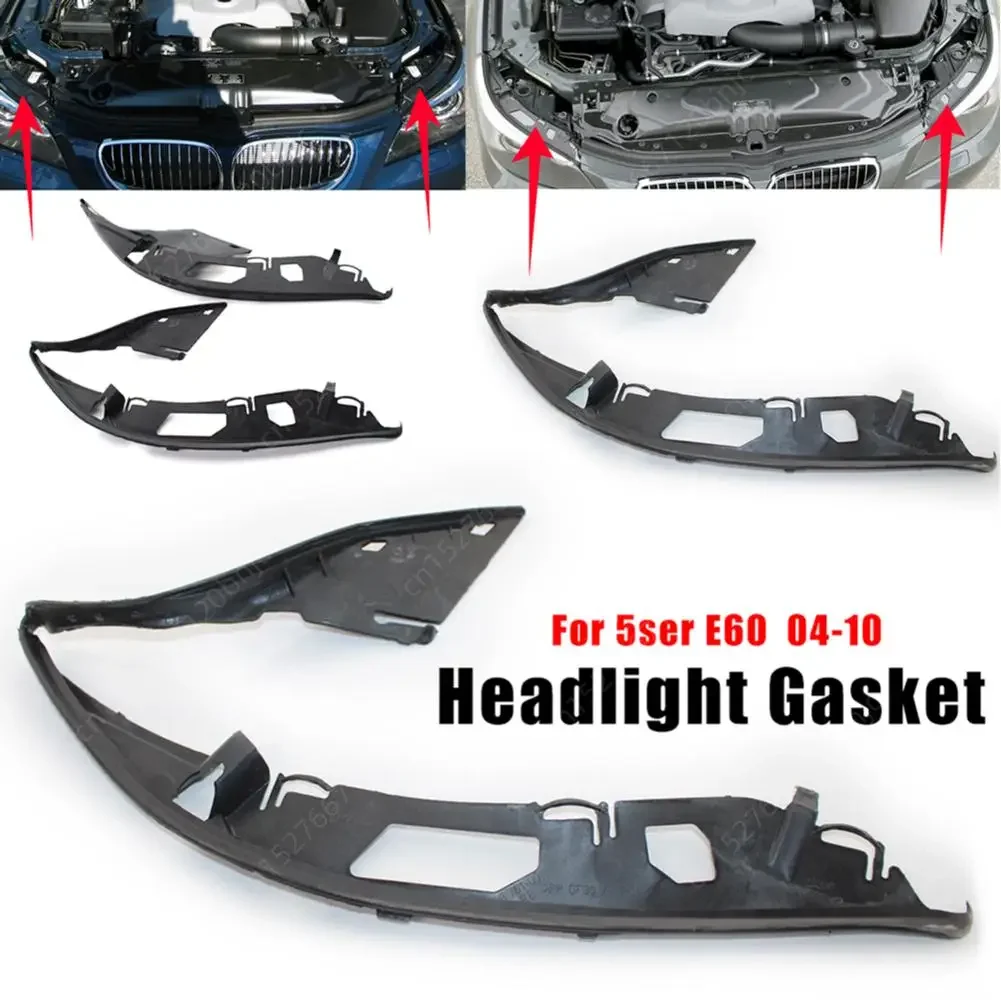 1 Paar Dichtung dichtung der Gummis chein werfer linse links rechts für BMW E60 5 Serie 1/8-1/2 m5 2004 2010 Image
