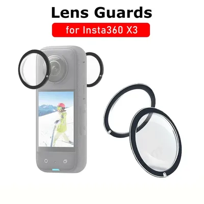 lens muhafızları Insta360 X3 çizilmez Premiun Objektiv koruyucu kapak için Insta 360X3 kamera yapışkan koruyucu güvenlik aksesuarları