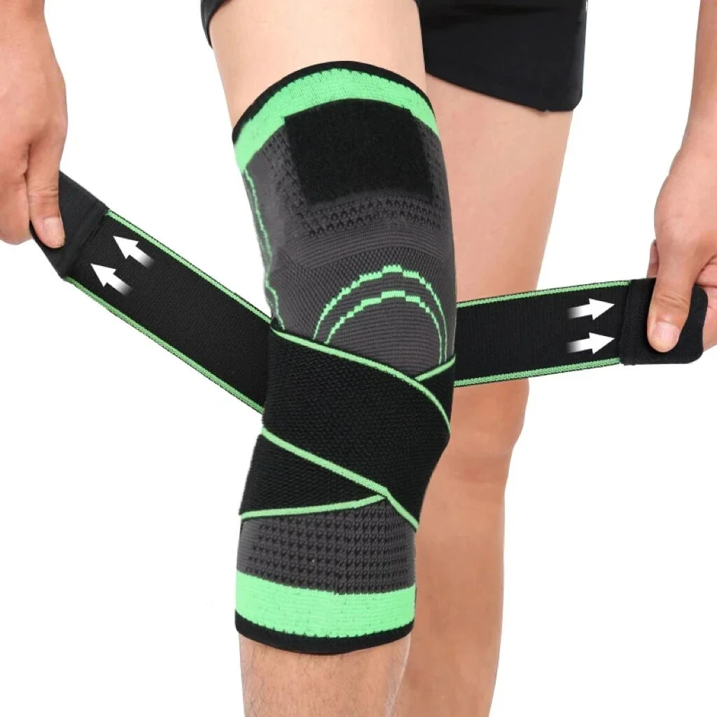 2-teilige Knieschützer, Sport-Stützspangen für Männer und Frauen, Arthritis, Gelenke, Schutz, Kompressionshülse, Fitness-Knieschoner Image
