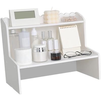 Eosnow - Desktop-Holz-Display-Regal, Schreibtisch, mehrschichtiges Lagerregal, Mini-Bücherregal, Image