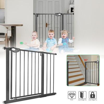 Türschutzgitter Ohne Bohren Treppenschutzgitter für Kinder 95-105cm breit, Auto-Close Baby