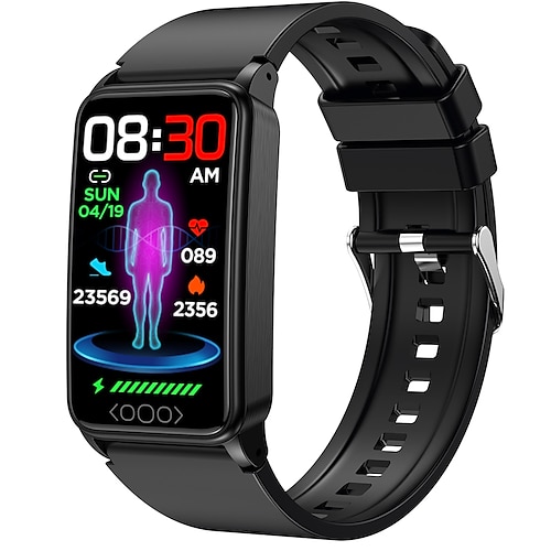 neue Smartwatch 1,47 Zoll Smartwatch Fitness Laufuhr Bluetooth Temperaturüberwachung Schrittzähler Anruferinnerung kompatibel mit Smartphone Damen Herren wasserdicht Mediensteuerung Nachricht Image