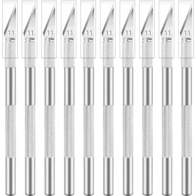 10PCS Exacto Knife, Colorful Craft Knife Kit, Sharp Exacto Knife Set, Precision Hobby Knife for DIY,