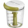 K16441 Jamie Oliver 5 Sekunden-Chopper-Shaker Tritatutto, Plastica Lega di Acciaio, Bianco/Verde