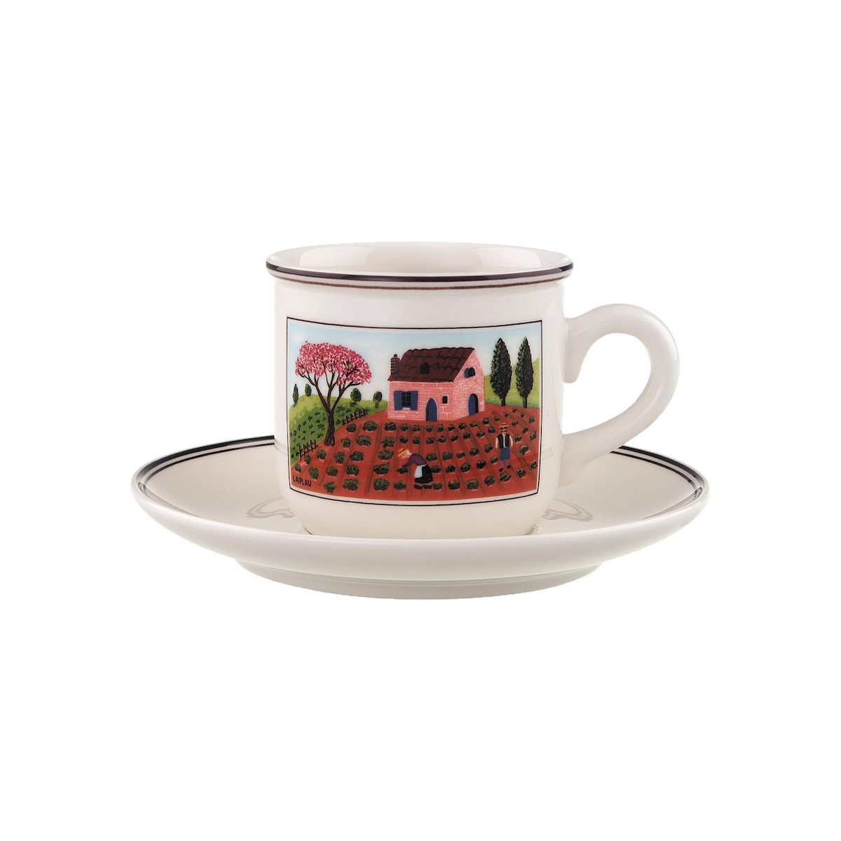 Villeroy & Boch Design Naif Kaffeetasse mit Untertasse 200 ml - DS Image