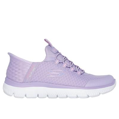 Skechers Girl's Slip-ins: Summits Sneaker | Size 2.5 | Lavender | Textile/Synthetic | Machine Washable