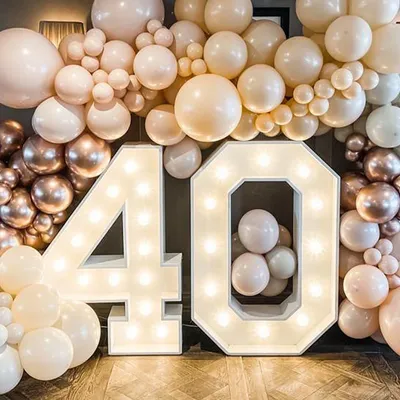 91.5cm Giant Led Light Birthday Number Figure 1st Birthday Anniversary Wedding Baby Shower Decor 30