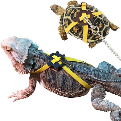 TEMU Pet Turtle Leash And Harness - Securely Walk Your Tortoise With This Durable Walking Rope - Essential Turtle Supplies