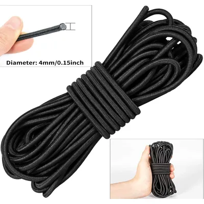 1/2/3/4/5MM Strong Elastic Rope White/black High-Quality Elastic Rope Rubber Band Sewing Garment Craft for DIY Sewing Accessorie