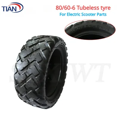 10 Inch 80/60-6 Tire Tubeless for KUGOO M5 Solar P1 Jueshuai X700 X750 FLJ C11 T11 Electric Scooter
