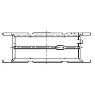 Mahle Kurbelwellenlager [Hersteller-Nr. 001FL21834050] für Jeep, Mercedes-Benz Image