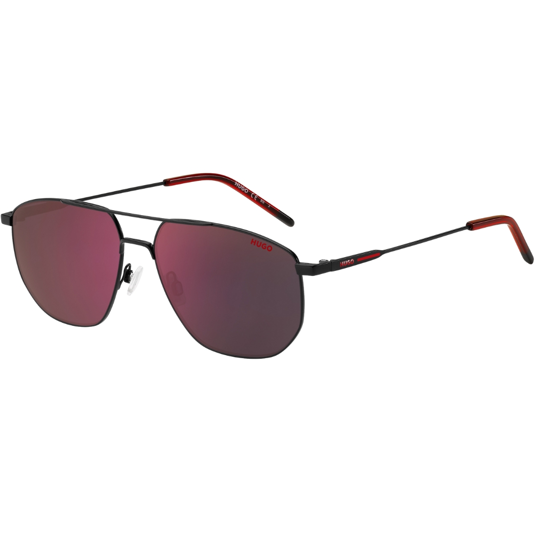 Hugo Boss 1196 0003 AO Schwarze Sonnenbrille Image
