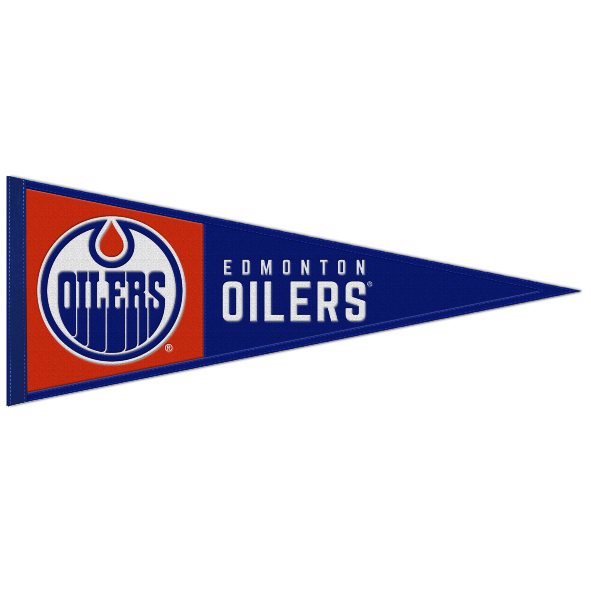 WinCraft Edmonton Oilers Wimpel aus Wolle mit Hauptlogo, 33 x 81 cm Image