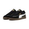 Sneaker PUMA "CLUB II ERA", Gr. 37, schwarz-weiß (puma schwarz, puma weiß, puma gold), Leder, unifarben, sportlich, Schuhe