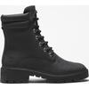 Winterstiefel TIMBERLAND "CORTINA VALLEY MID LACE UP WATERPROOF BOOT", Gr. 39,5, schwarz, Leder, sportlich, Schuhe, Winterschuhe, Winterboots, Schnürboots, Schnürstiefel, wasserdicht