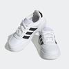 Sneaker ADIDAS SPORTSWEAR "BREAKNET LIFESTYLE COURT LACE", Kinder, Gr. 36, schwarz-weiß (cloud weiß, core schwarz, core schwarz), Synthetik, Textil, sportlich, Schuhe