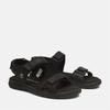 Sandale TIMBERLAND "Governor's Island 2 STRAP SANDAL", Gr. 47,5 (13), schwarz, Leder, Textil, sportlich, Schuhe