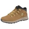 Schnürboots TIMBERLAND "SPRINT TREKKERMID LACE UP SNEAKER", Gr. 41, gelb (wheat), Leder, Synthetik, sportlich, Schuhe, Winterschuhe, Sneakerboots, Winterboots