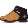 Schnürboots TIMBERLAND "EURO SPRINTMID LACE UP BOOT", Gr. 41, gelb (wheat, nubuck, w, schwarz), Leder, Synthetik, sportlich, Schuhe, Winterstiefel, Schnürstiefel, Winterschuhe