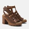 Sandale TIMBERLAND "ALLINGTON HEIGHTS FISHERMAN SANDAL", Gr. 40 (9), grau (rst full gra), Leder, sportlich, Schuhe
