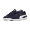 Sneaker PUMA "CLUB II", Gr. 47, blau (puma navy, puma weiß, puma gold), Leder, unifarben, sportlich, Schuhe