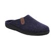 Pantoffel ROHDE "SOLTAU-H", Herren, Gr. 44, blau (ocean, meliert), Filz, klassisch, Schuhe, Hausschuh, Schlappen, Clog mit seitlichem Label