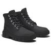 Schnürboots TIMBERLAND "GREYFIELD MID LACE UP BOOT", Gr. 39,5, schwarz, Leder, sportlich, Schuhe, Winterstiefel, Schnürstiefel, Winterschuhe