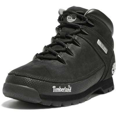 Schnürboots TIMBERLAND "EURO SPRINTMID LACE UP BOOT", Gr. 40, grau (schwarz, anthrazit), Leder, Synthetik, sportlich, Sc