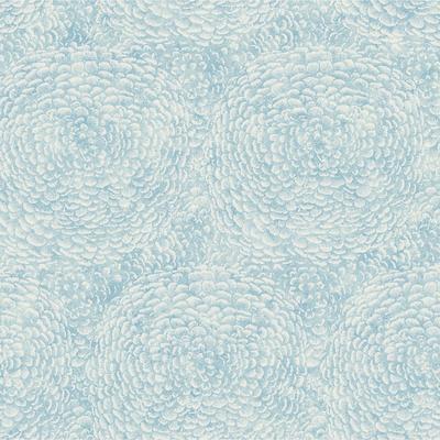 Floret Wallpaper - Blue - Ballard Designs