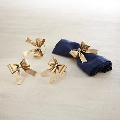 Set of 4 Bow Napkin Rings - Ballard Designs