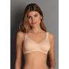 Bügel-BH ROSA FAIA "Twin", Damen, Gr. 100, Cup D, beige (desert), Stoff, Obermaterial: 70% Polyamid, 30% Elasthan, clean, leicht glänzend, unifarben, casual, normal, BHs, T-Shirt BH mit Bügel, seidenweiche doppellagige Microfaser