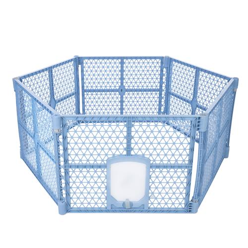 TIAKI Plastikgehege Playpen 6-eckig 150x 170x 66cm Hund