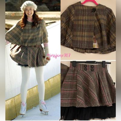 Zara Other | Blair Waldorf Gossip Girl Ice Skating Outfit | Color: Brown/Pink | Size: Os