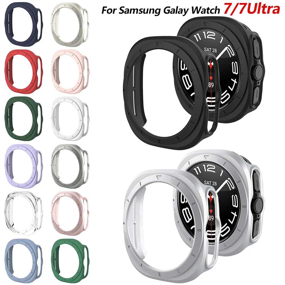 Für Samsung Galaxy Watch 7 40 mm 44 mm Smart Watch PC Protect Shell Protector Watch7 Ultra 47 mm Rahmen Schutzhülle Image