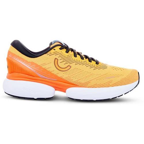 TRUE MOTION Herren Laufschuhe U-TECH Nevos 3, Größe 46 in Radiant Yellow/Red Orange/Black