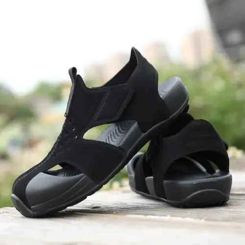 Sandales fonctionnelles pour enfants, chaussures d'avion à la mode, chaussures de plage pour bébés,