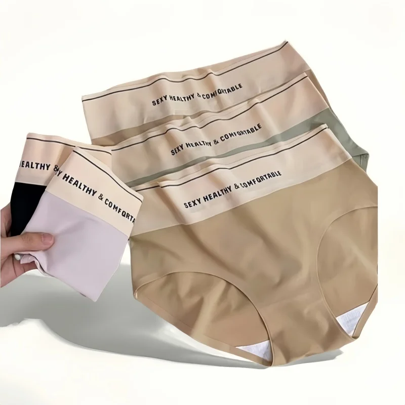 1PC Mutandine di seta del ghiaccio Donna Mutande sexy Biancheria intima a vita bassa Mutandine a vita bassa Mutandine senza cuciture Intimo Lingerie comoda