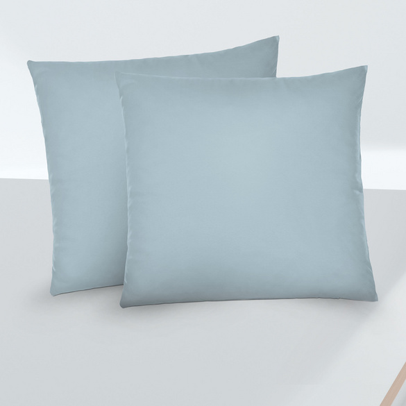biberna Feinjersey-Kopfkissenbezug Doppelpack taubenblau, 2x 80x80 cm Image