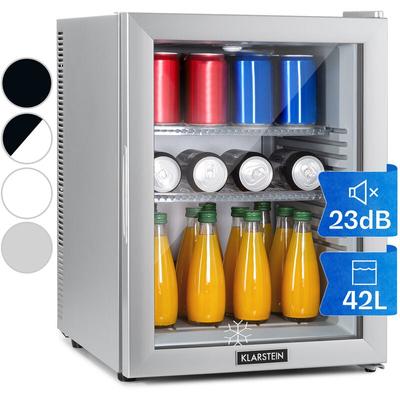 Klarstein - Brooklyn 42 Mini-Kühlschrank Glastür led Ablage Image