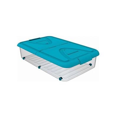 Plastiken - unterbett 60 liter blau 11003 80x50x18 cm