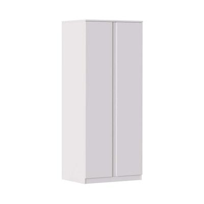 Abitare - Kleiderschrank 80x190H cm mattweiß mit zwei Türen Serie Oslo Image