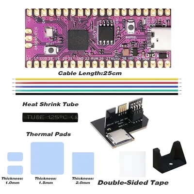 19 Kit Pi Pico Board Picoboot IPL Replacement Modchip and SD2SP2 Adapter Card Reader For Nintendo GameCube NGC Game Console