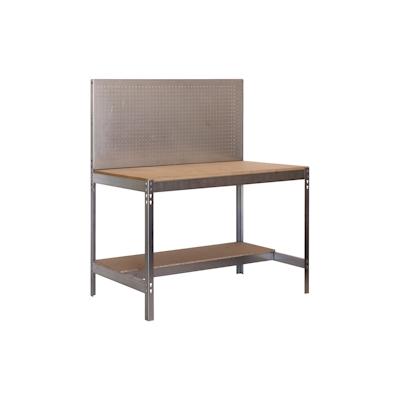 SimonRack Arbeitsbank ohne Schrauben mit BT2 -Holzschalen. Galva Farbe/Holz 1445x1210x610 mm Image